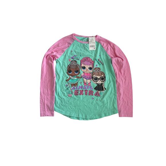 NWT L.O.L Girls Shirt Size Medium 7-8 - Picture 1 of 4